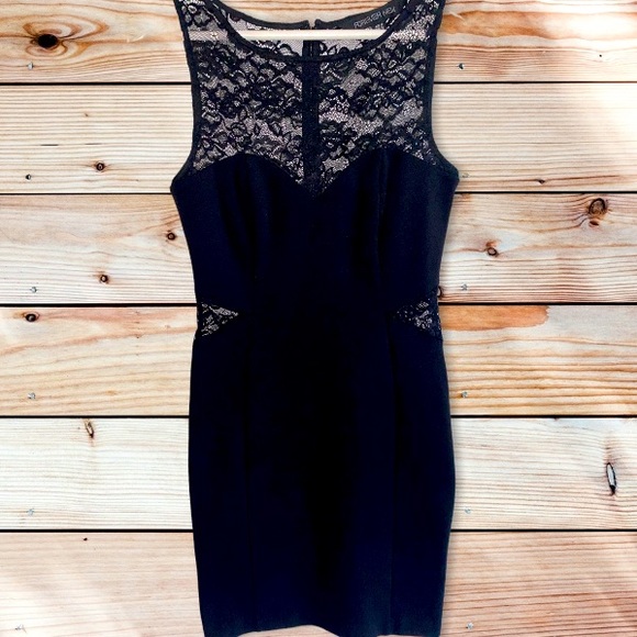 Forever New Dresses & Skirts - Forever New womens black stretch lace bodycon mini party cocktail dress size 10